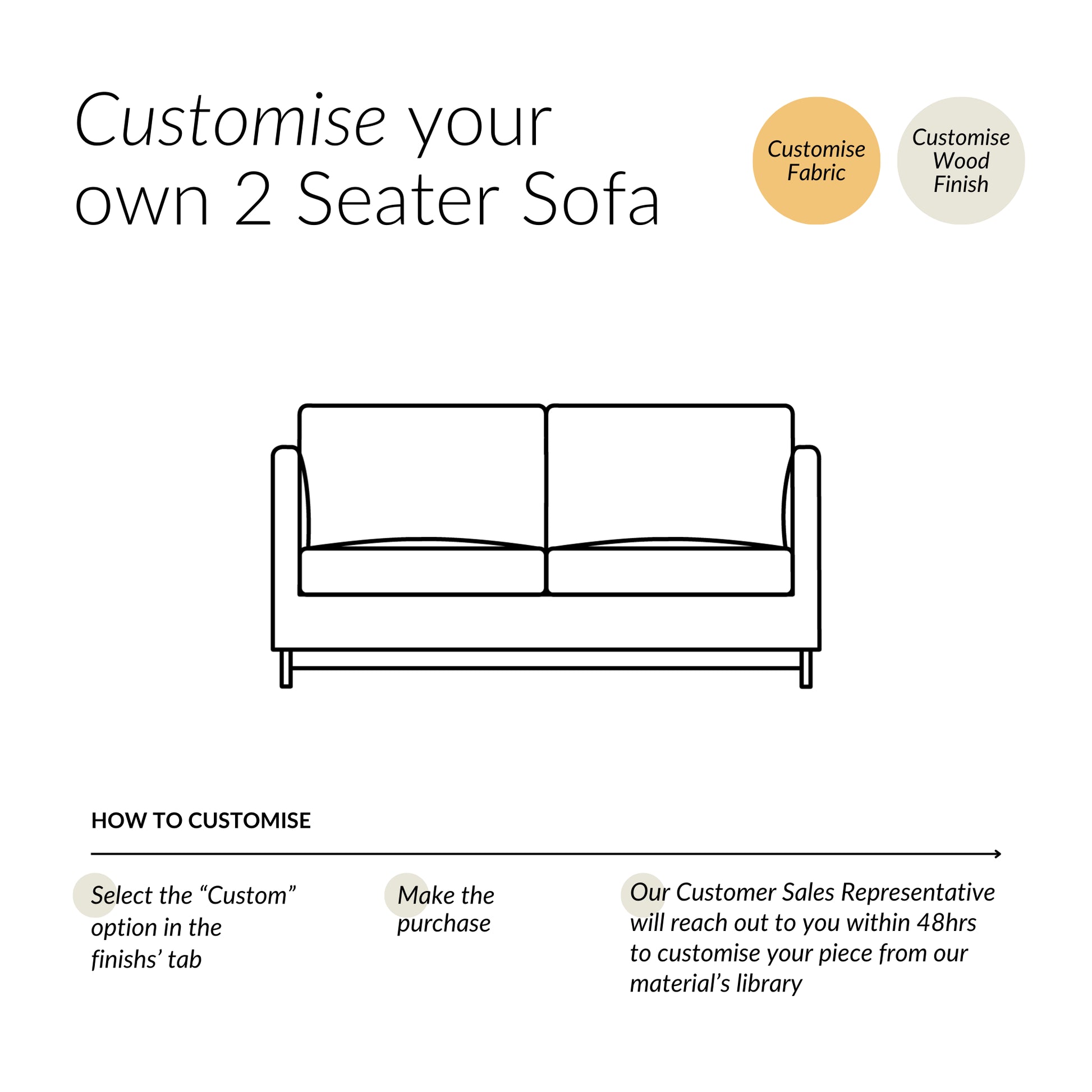 MARIO | 2 SEATER SOFA