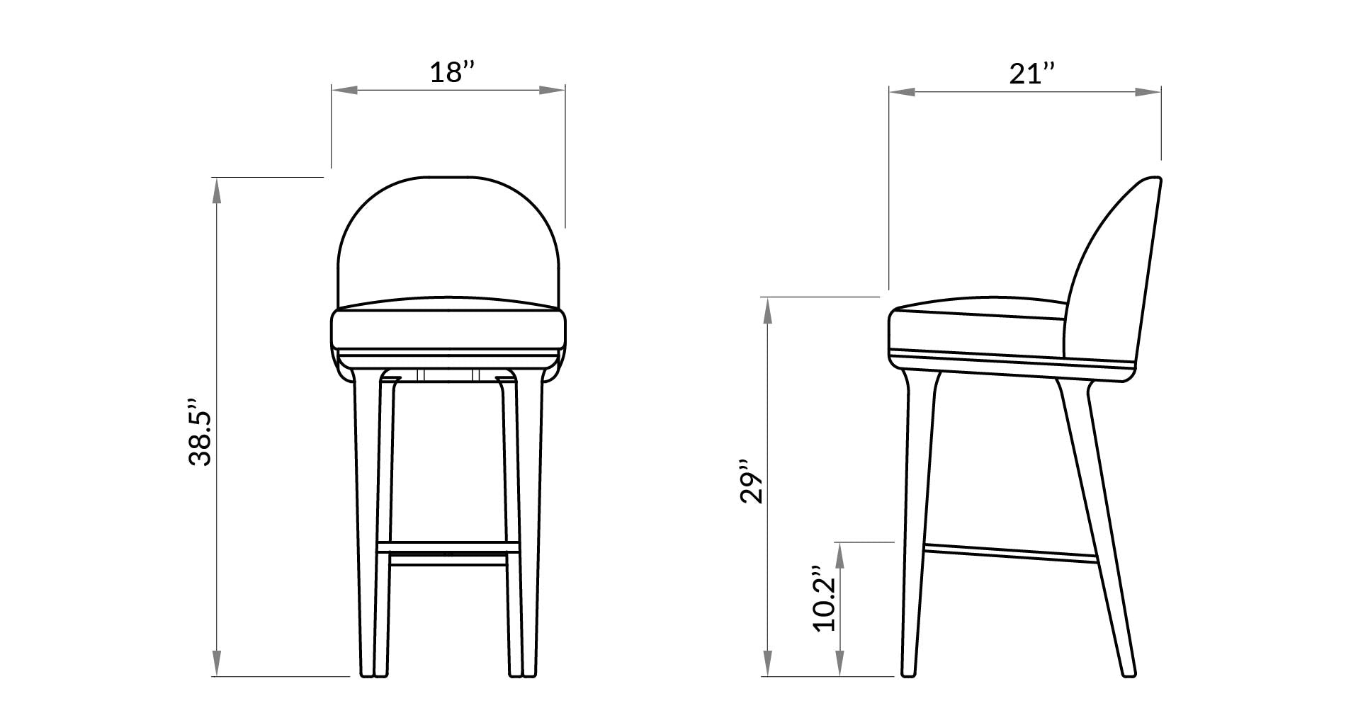 HAYON BAR STOOL