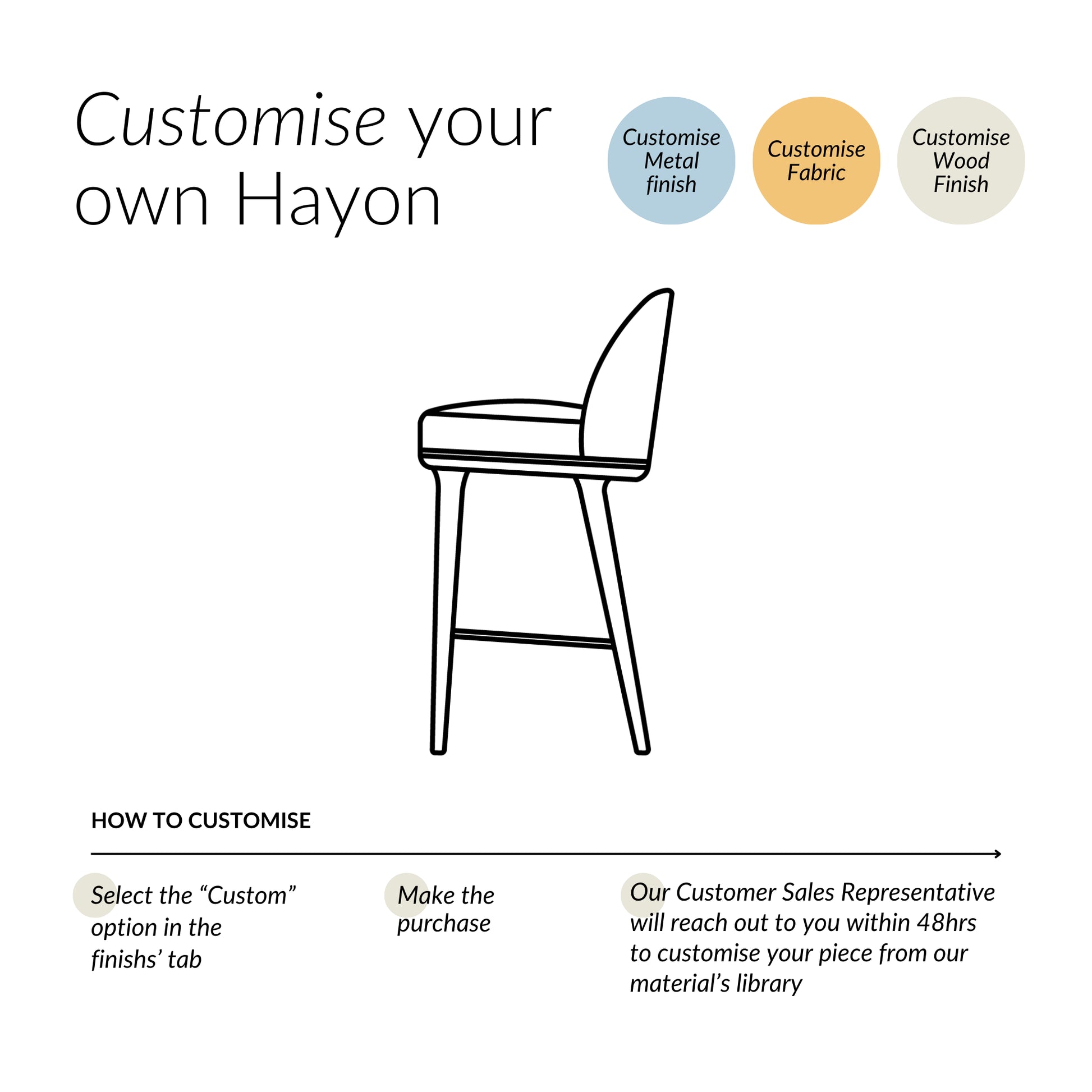 HAYON BAR STOOL