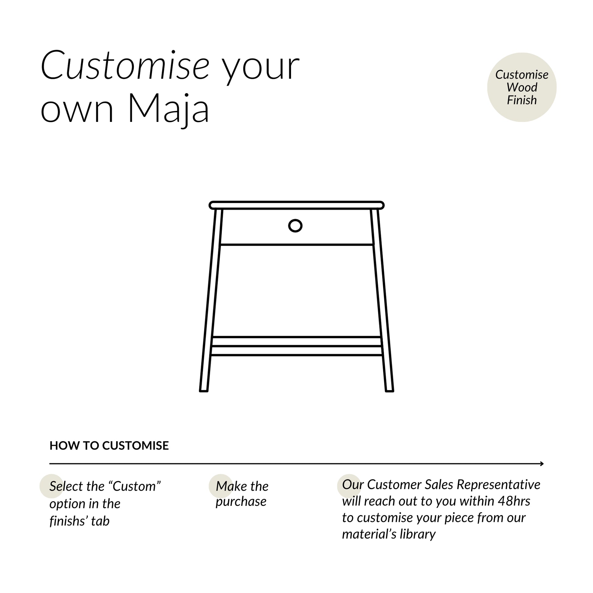 MAJA SIDE TABLE