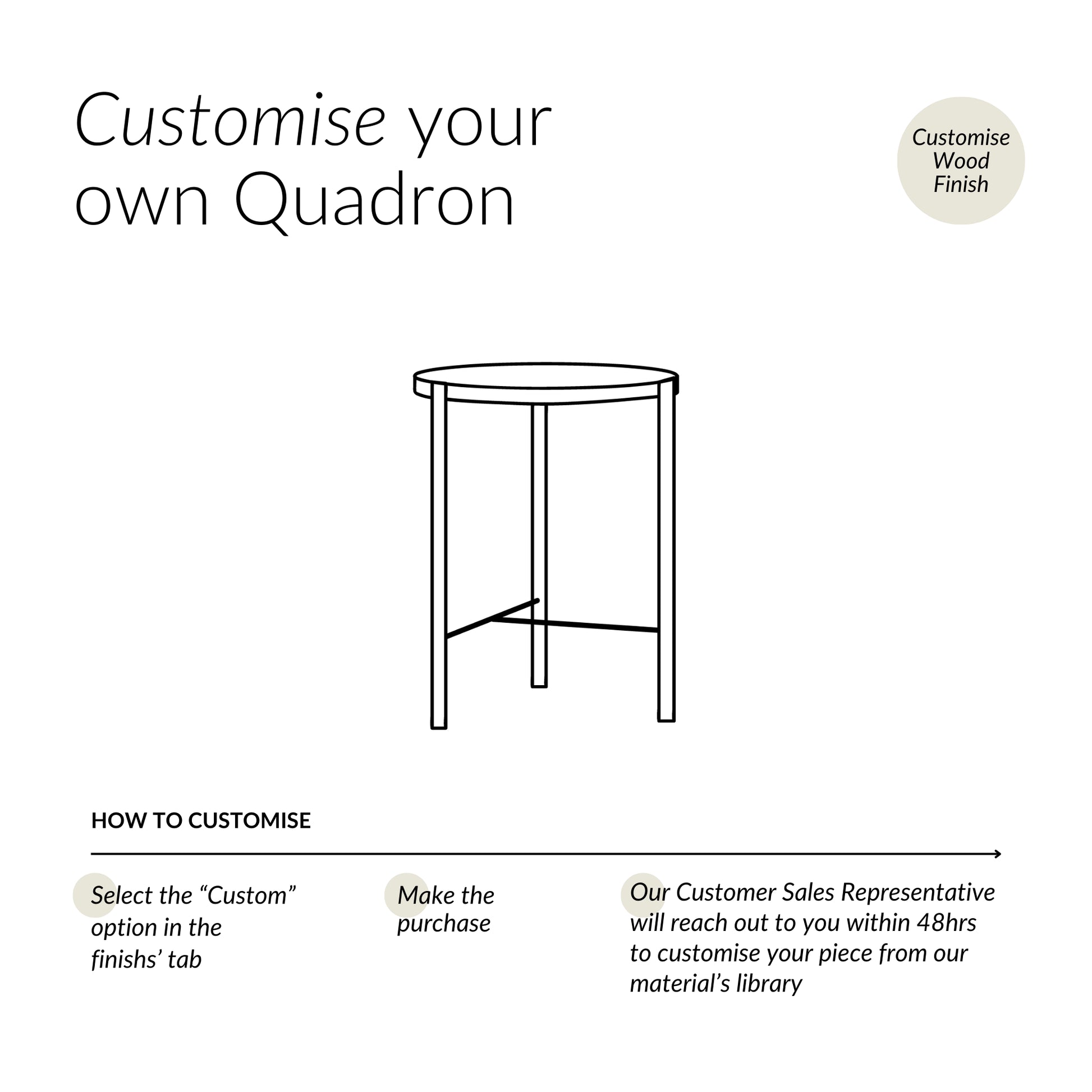 QUADRON SIDE TABLE