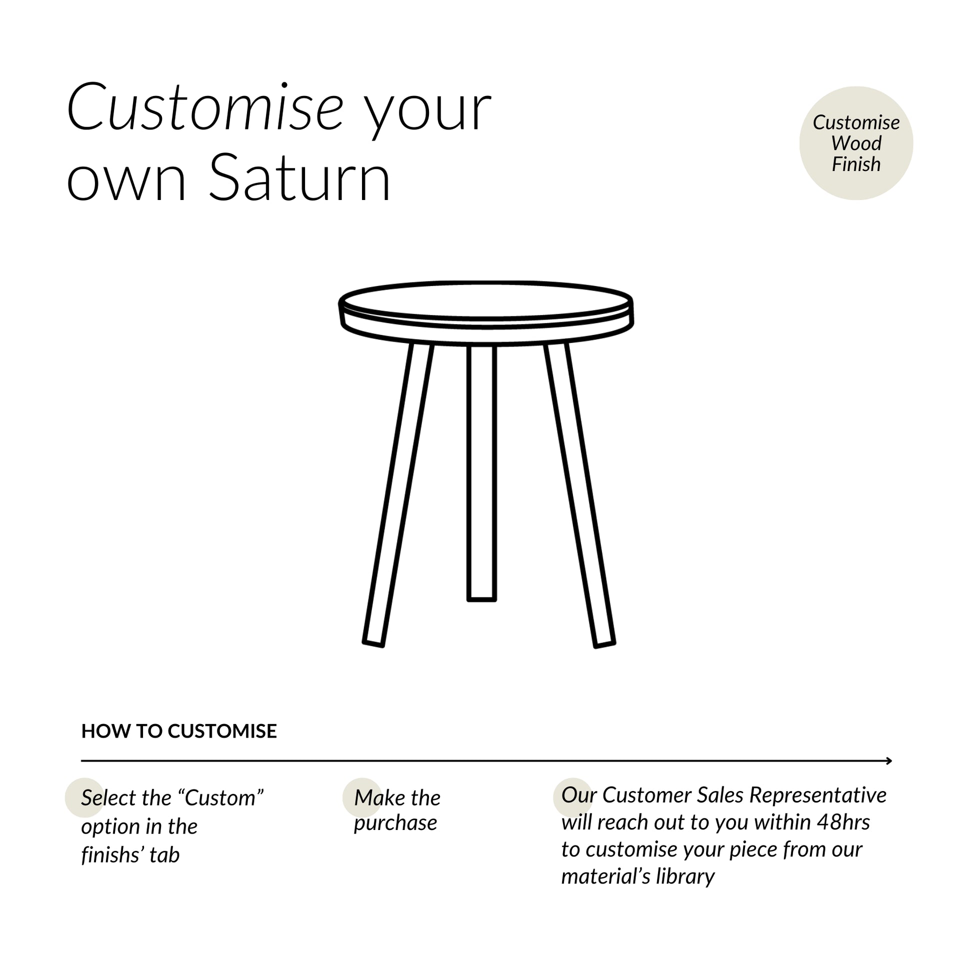 SATURN SIDE TABLE