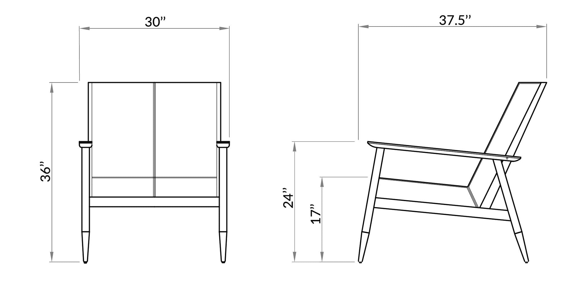 BAWA LOUNGE CHAIR