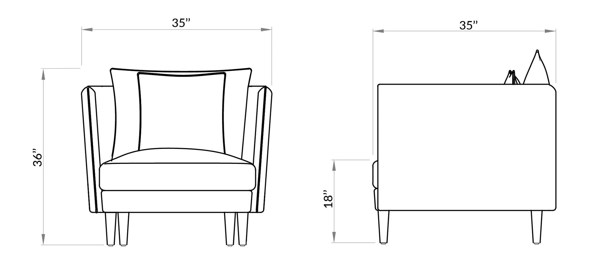 DALI LOUNGE CHAIR - JOSMO