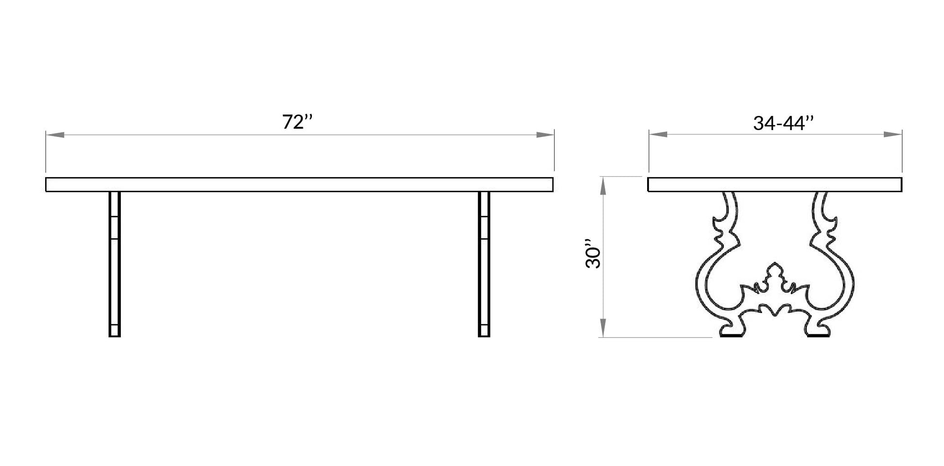 FLORENCE DINING TABLE | 4-6 SEATER