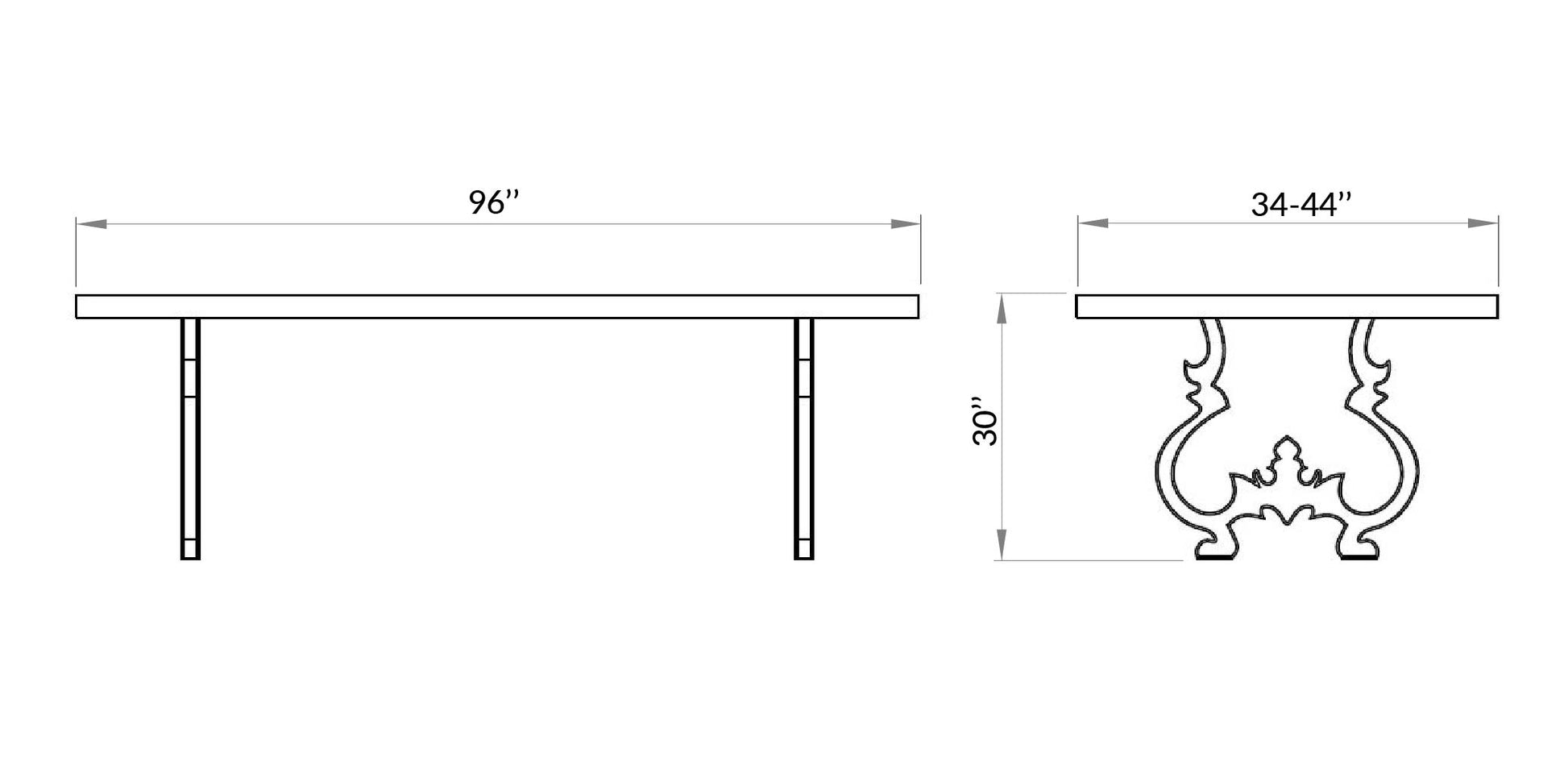 FLORENCE DINING TABLE | 6-8 SEATER