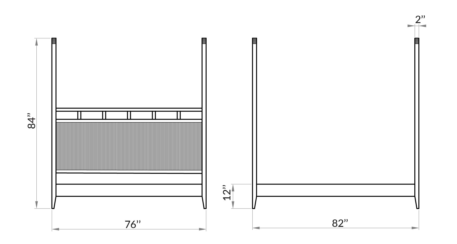 MAYOR BED | KING SIZE