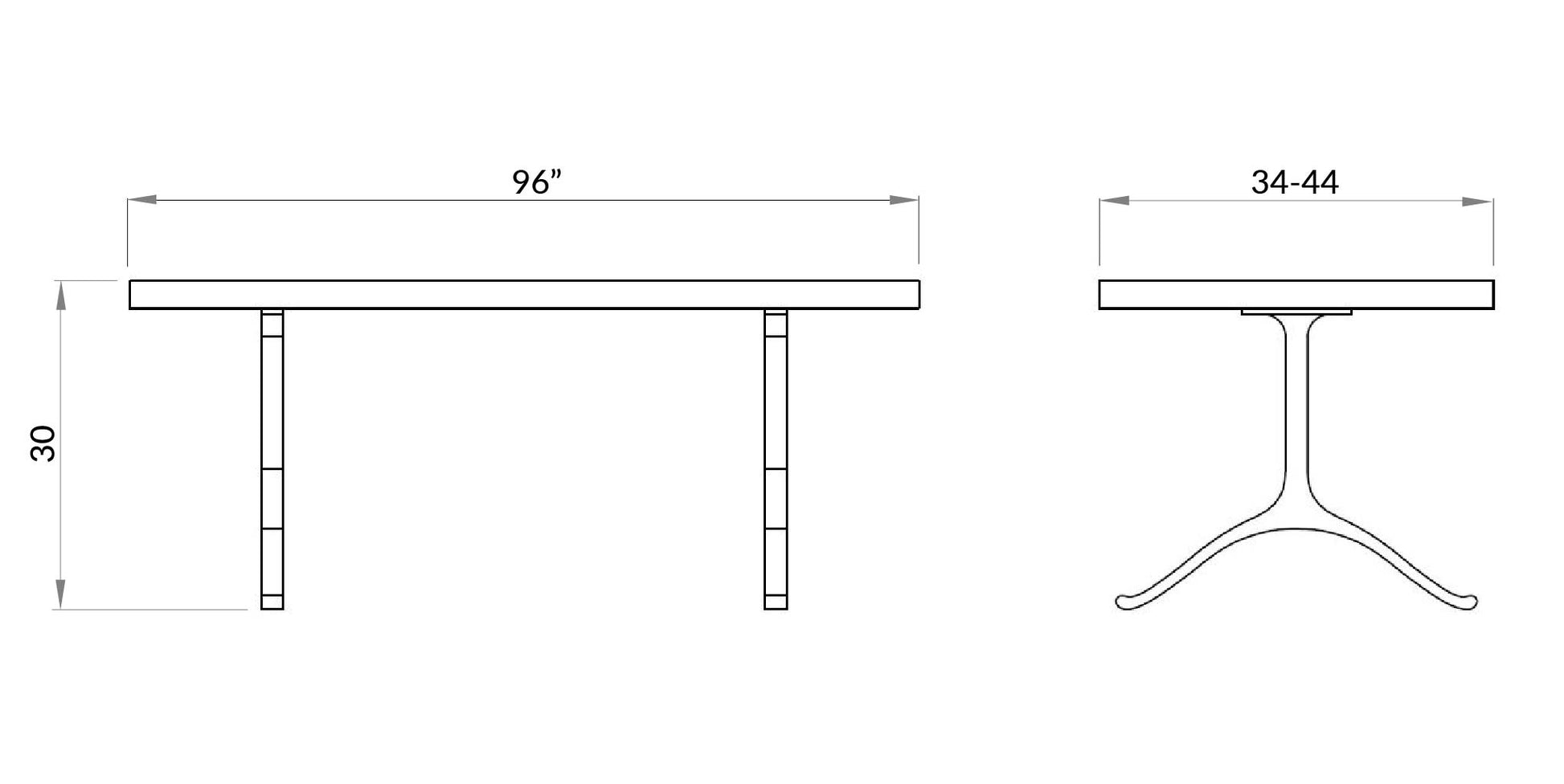 PRANCE DINING TABLE | 6-8 SEATER