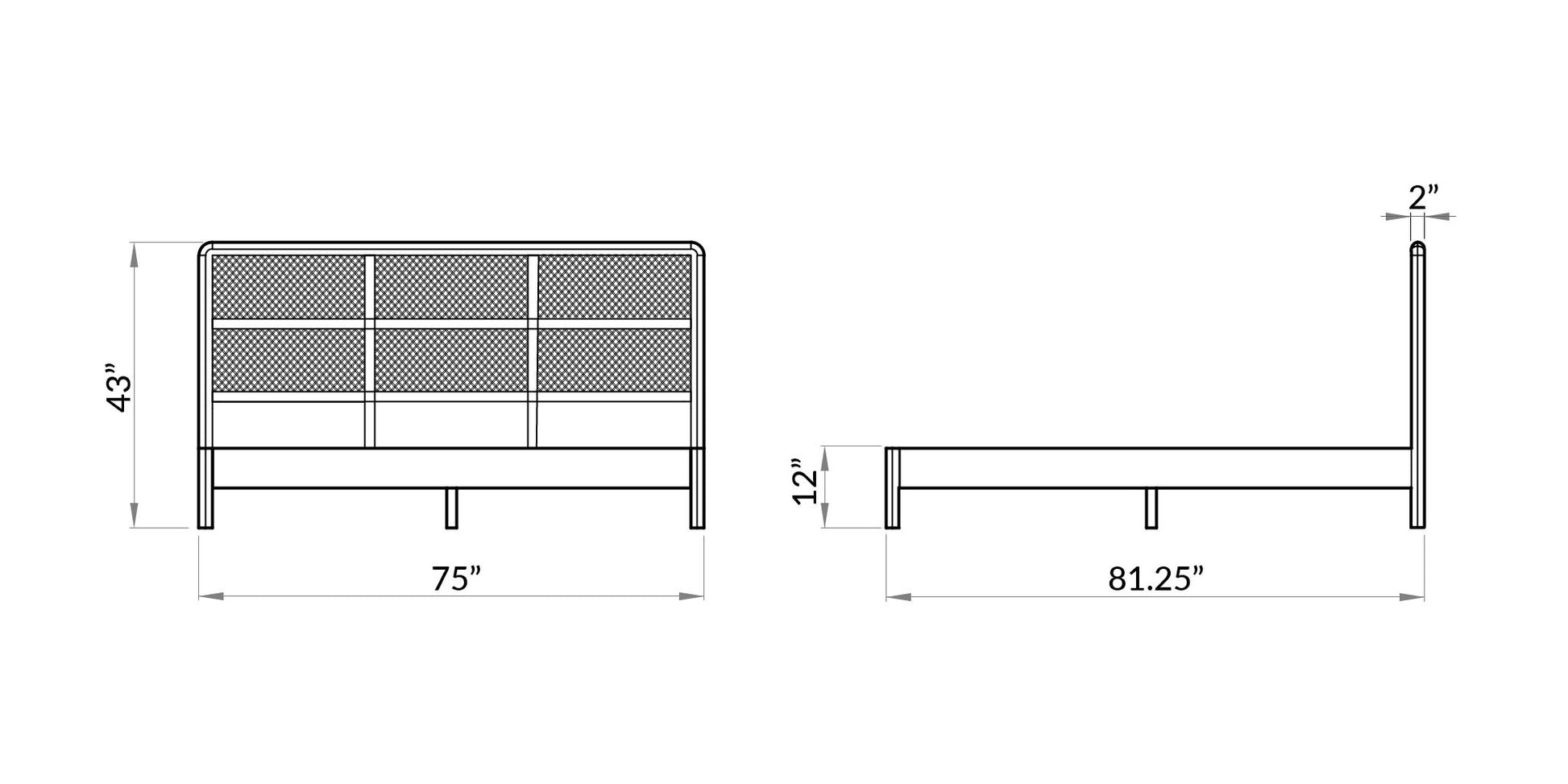 WICKHAM BED | KING SIZE